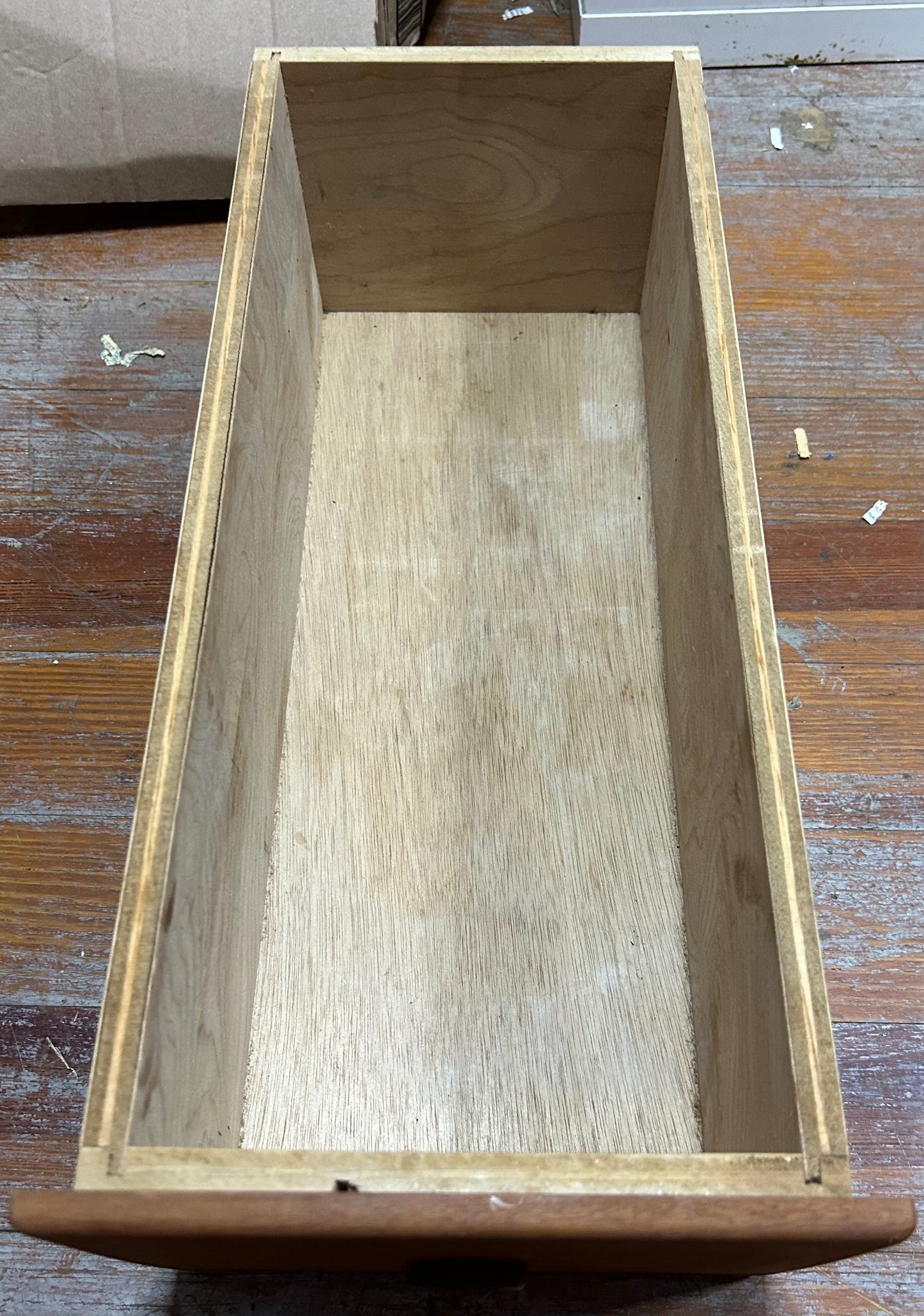 Teak Drawer Insert 18 1/4” Deep x 7 5/8” Wide x 6 1/2" Tall #364
