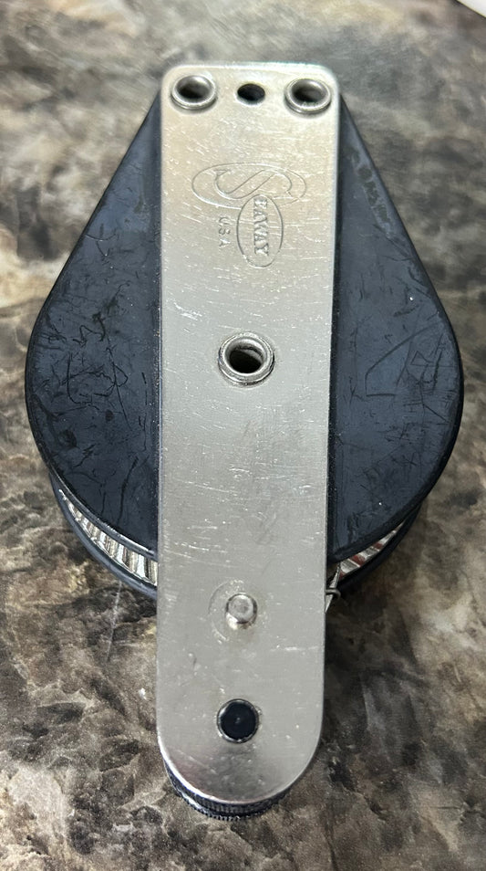 Seaway Ratcheting Single Block - 2 3/8" Sheave