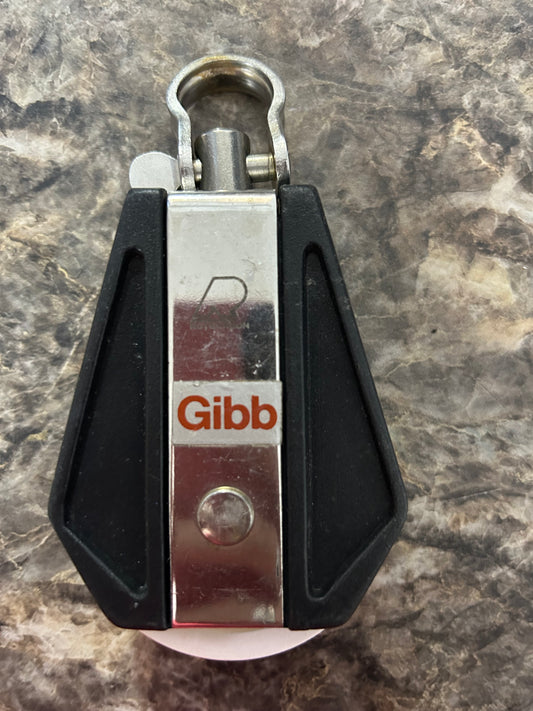 Gibb Single Block 2 3/8” Sheave - Swivel Shackle