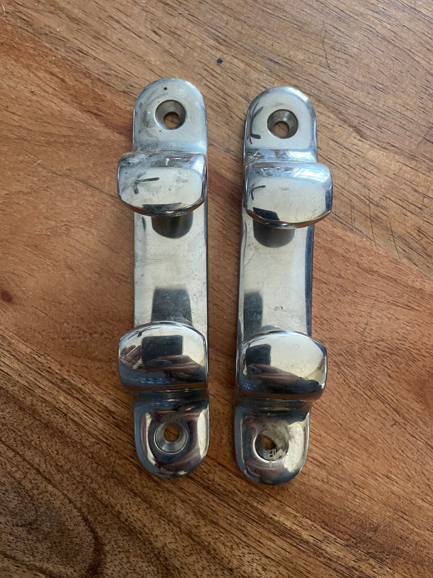 PAIR Stainless Steel 5” Chock Cleats MODEL 060200