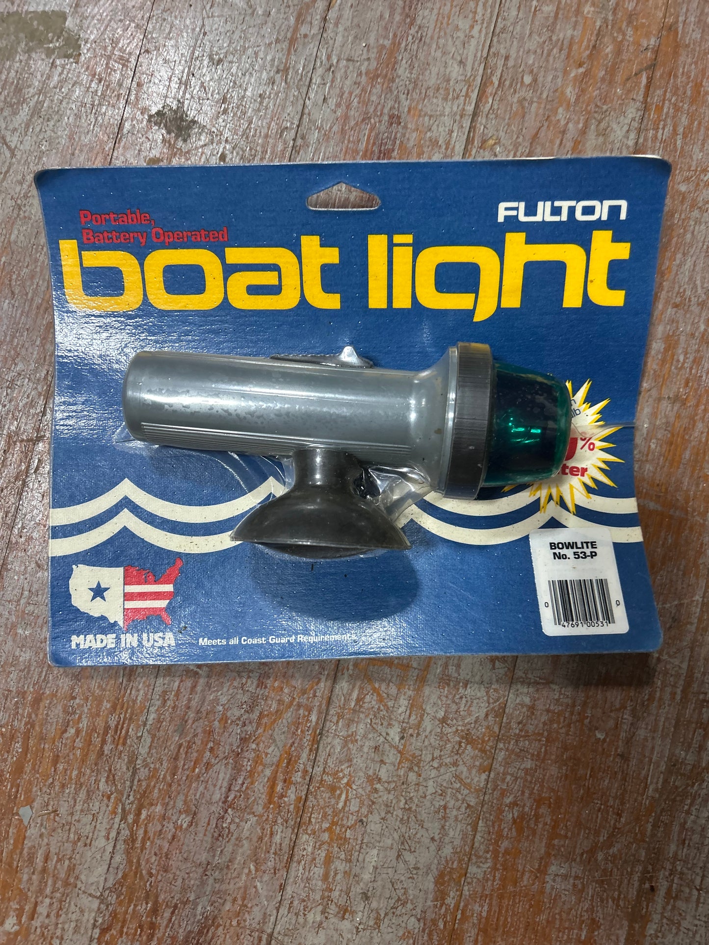 Fulton BowLite 53-P Battery Operated Portable Boat Light