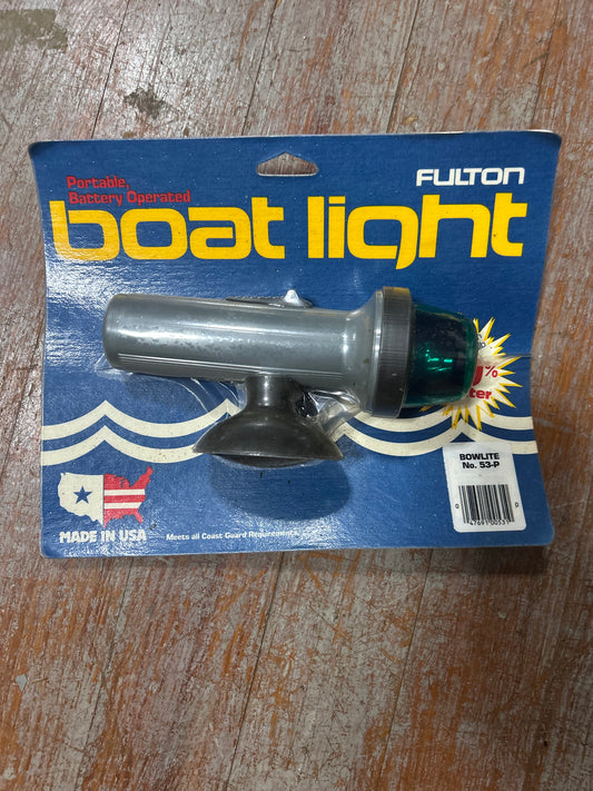 Fulton BowLite 53-P Battery Operated Portable Boat Light