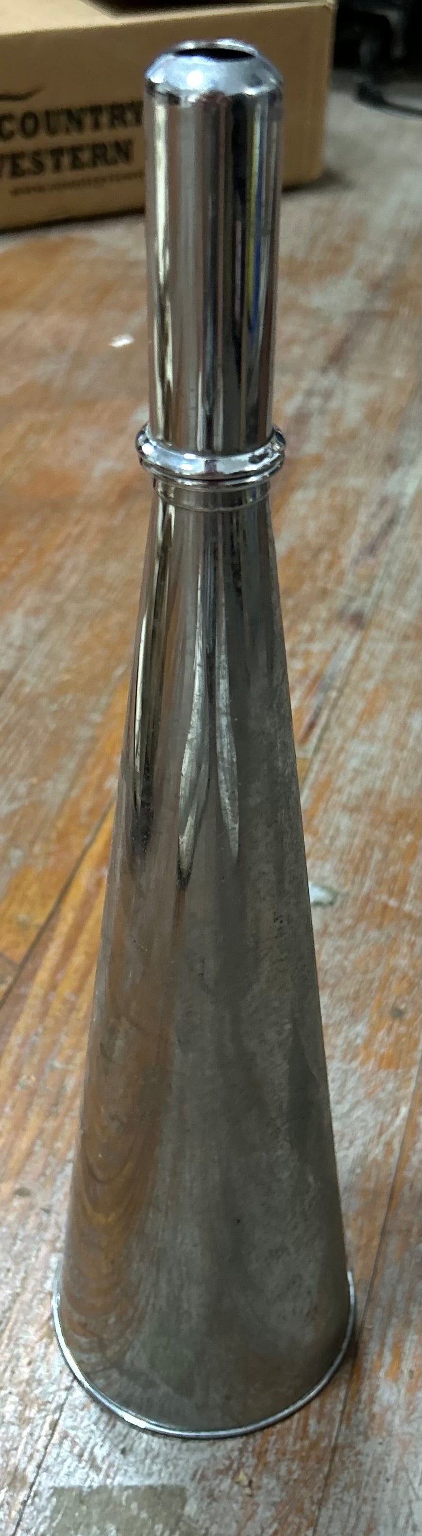 Chromed Blow Horn 14 5/8”
