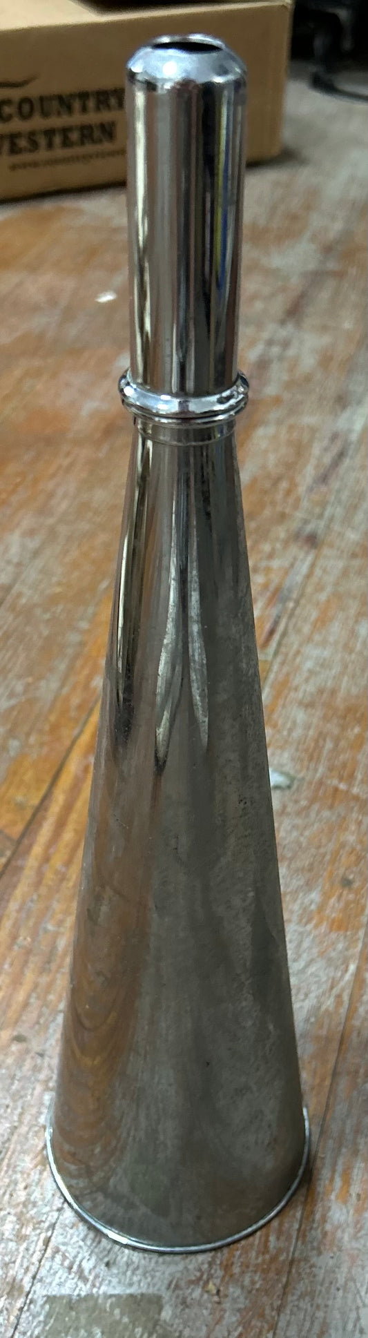 Chromed Blow Horn - 14 5/8” Tall