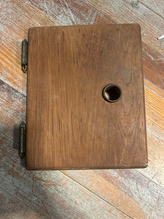 Small Teak Cabinet Door - 11" x 8 3/4" - TICON 30 -- #371