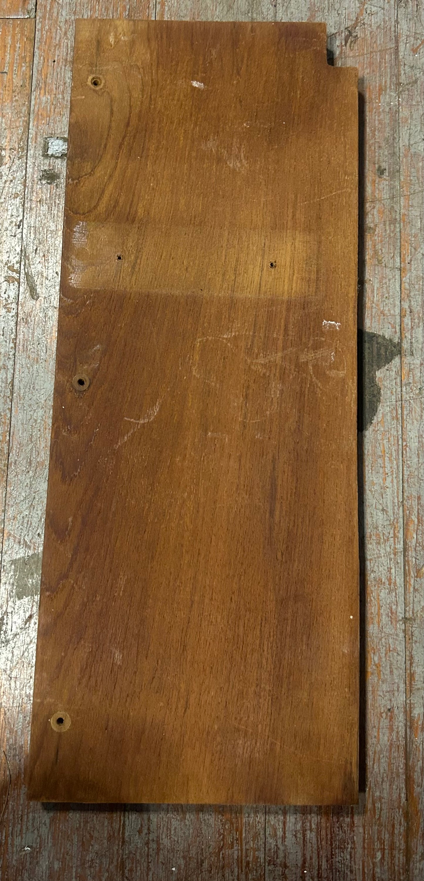 Teak Slab w/ lip 18 7/8" x 7 3/8" #373