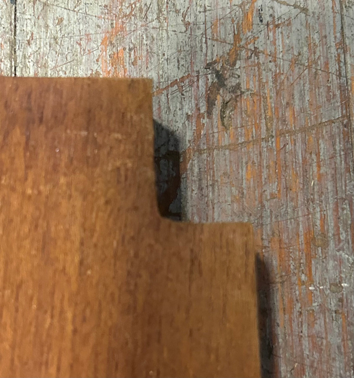 Teak Slab w/ lip 18 7/8" x 7 3/8" #373