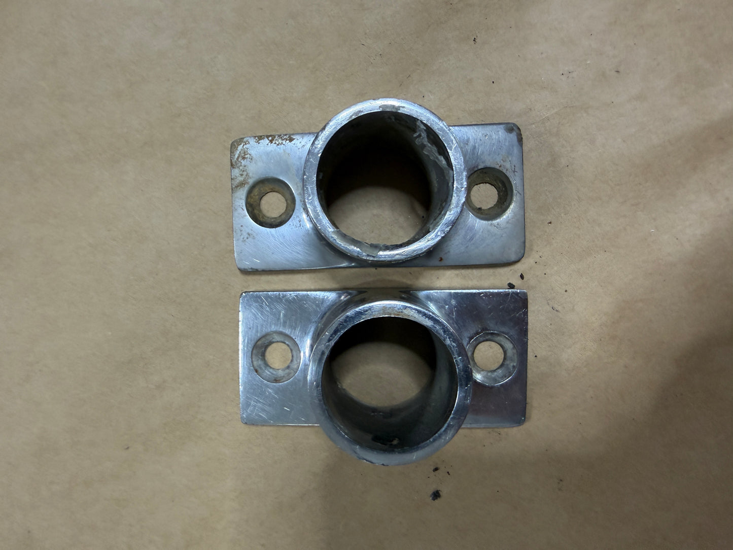 PAIR Stainless Steel Pedestal Feet - 1" Diameter
