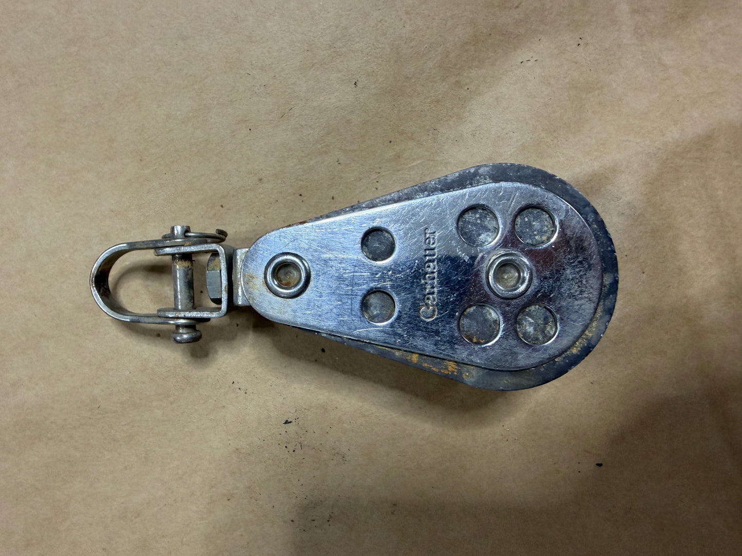 Garhauer 1 3/4" Double Sheave Swivel Block - 5/16" Line