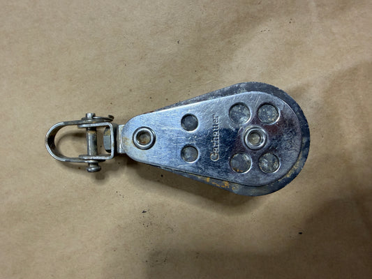 Garhauer 1 3/4" Double Sheave Swivel Block - 5/16" Line