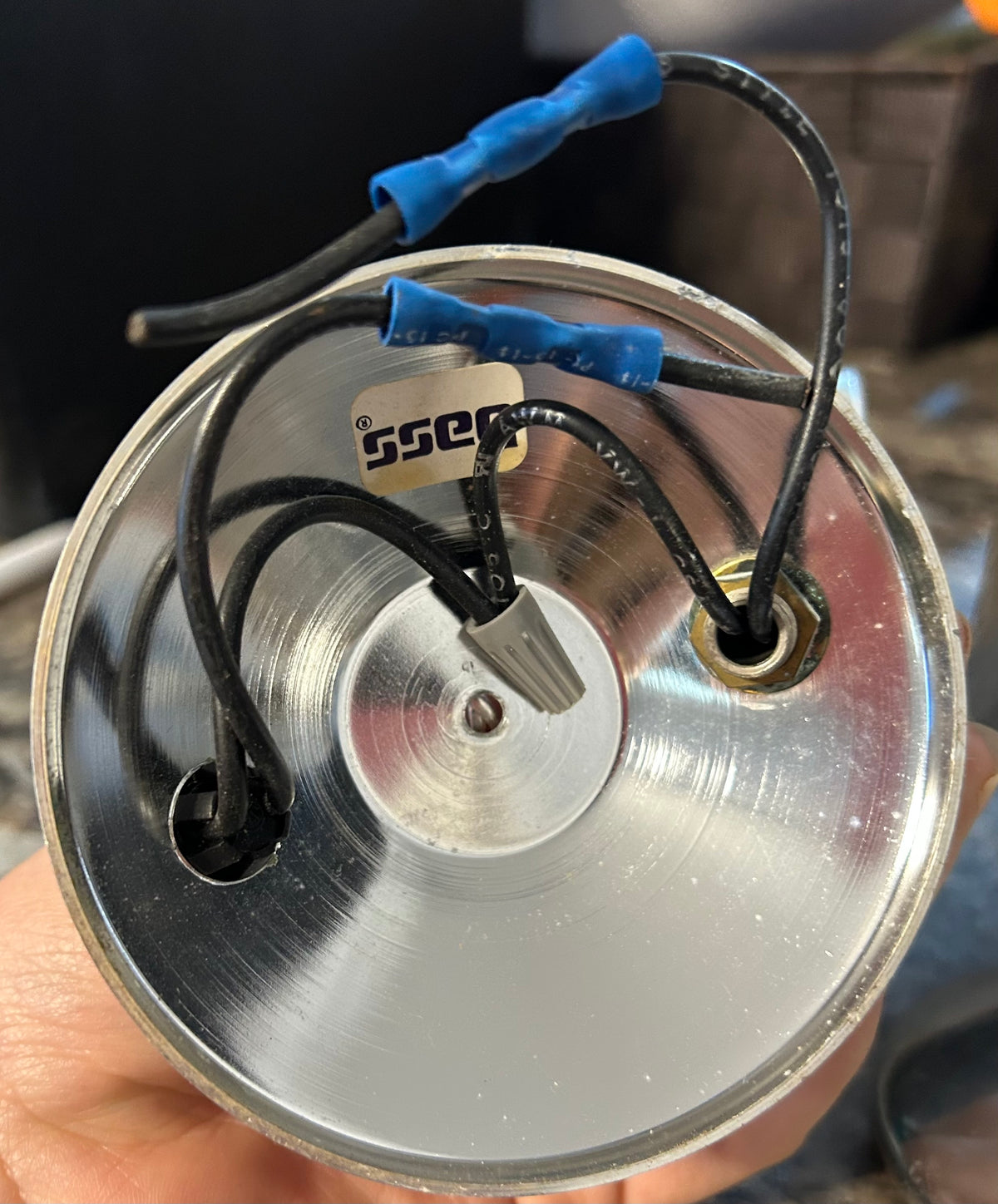 PAIR BASS Cabin Reading Lights - Chrome