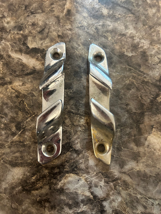 Pair of Stainless Steel Cleats – 3 1/8” Length – 7/16” Line Max
