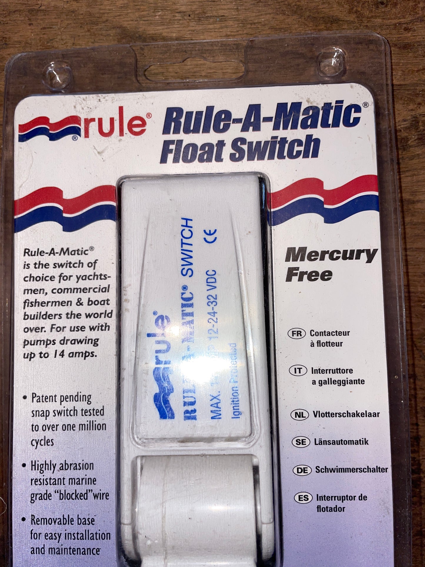 Rule-A-Matic Bilge Float Switch- NEW Model 35A