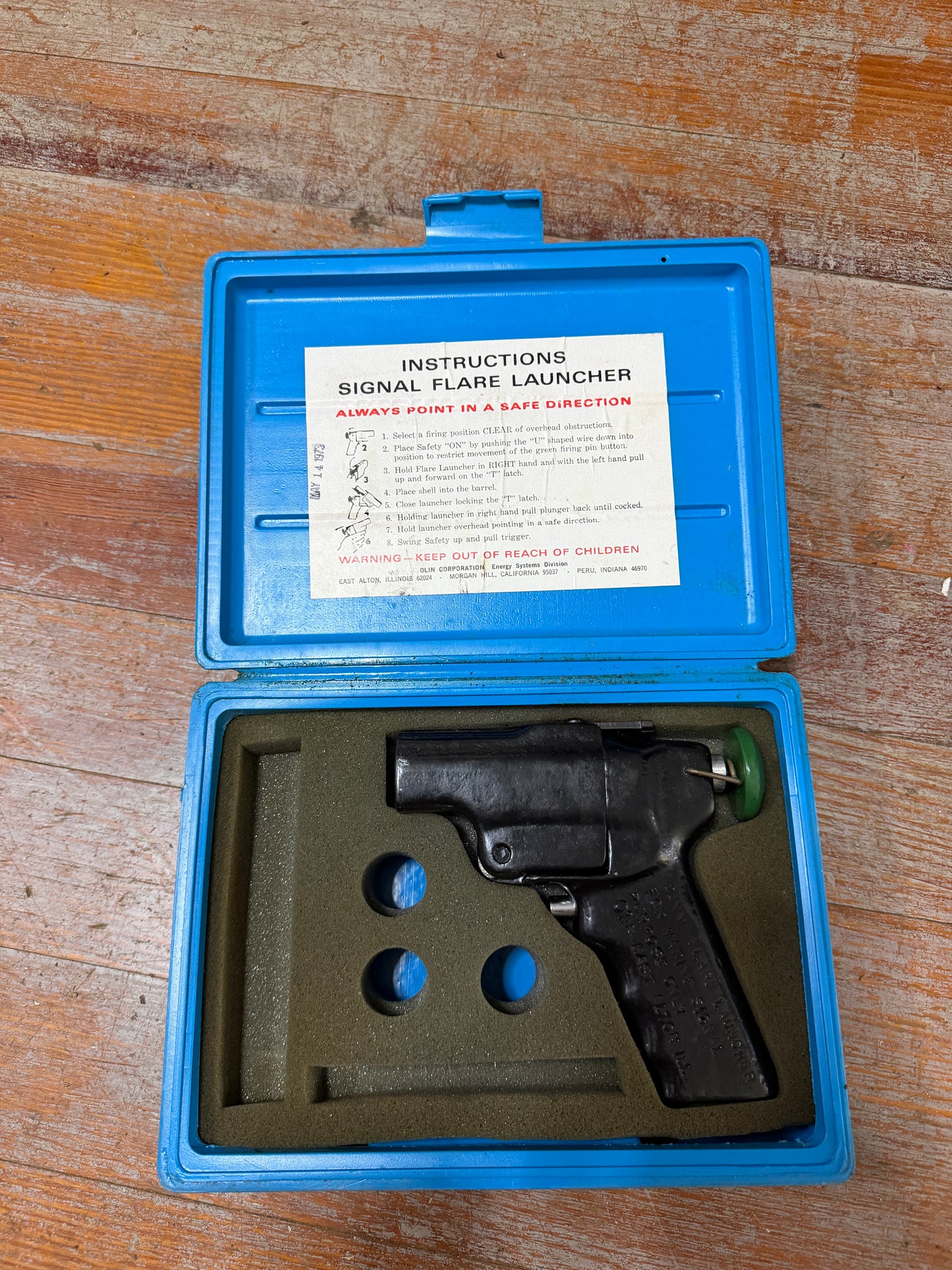 Vintage Olin Mark XXV Flare Gun