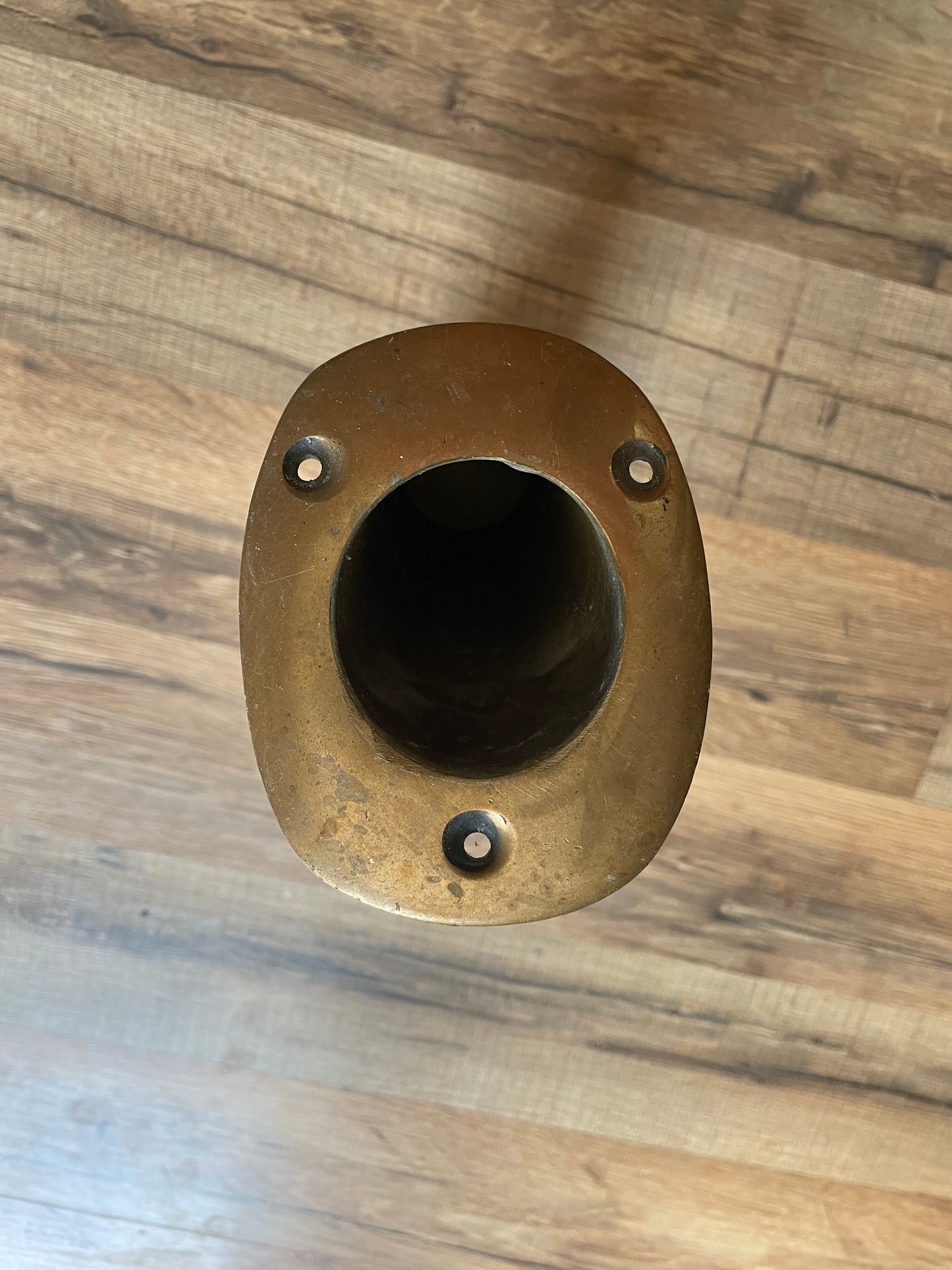 Vintage Bronze Flush Mount Rod Holder