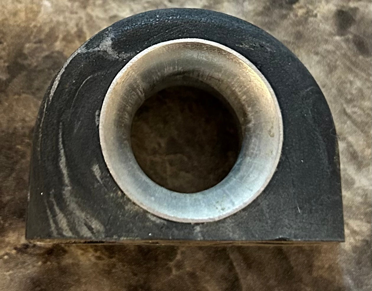 Black Nylon Line Fairlead with Stainless Steel Insert