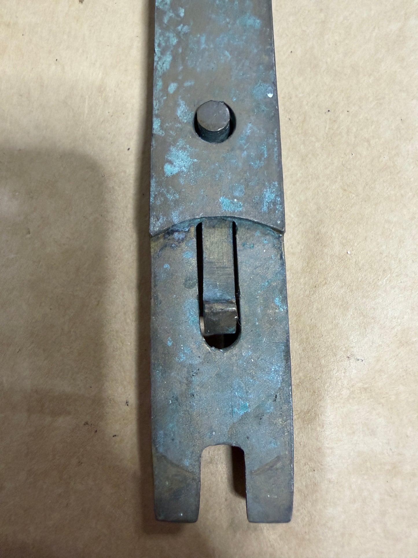 8 1/2" Long Bronze 1 1/8" Insert Handle