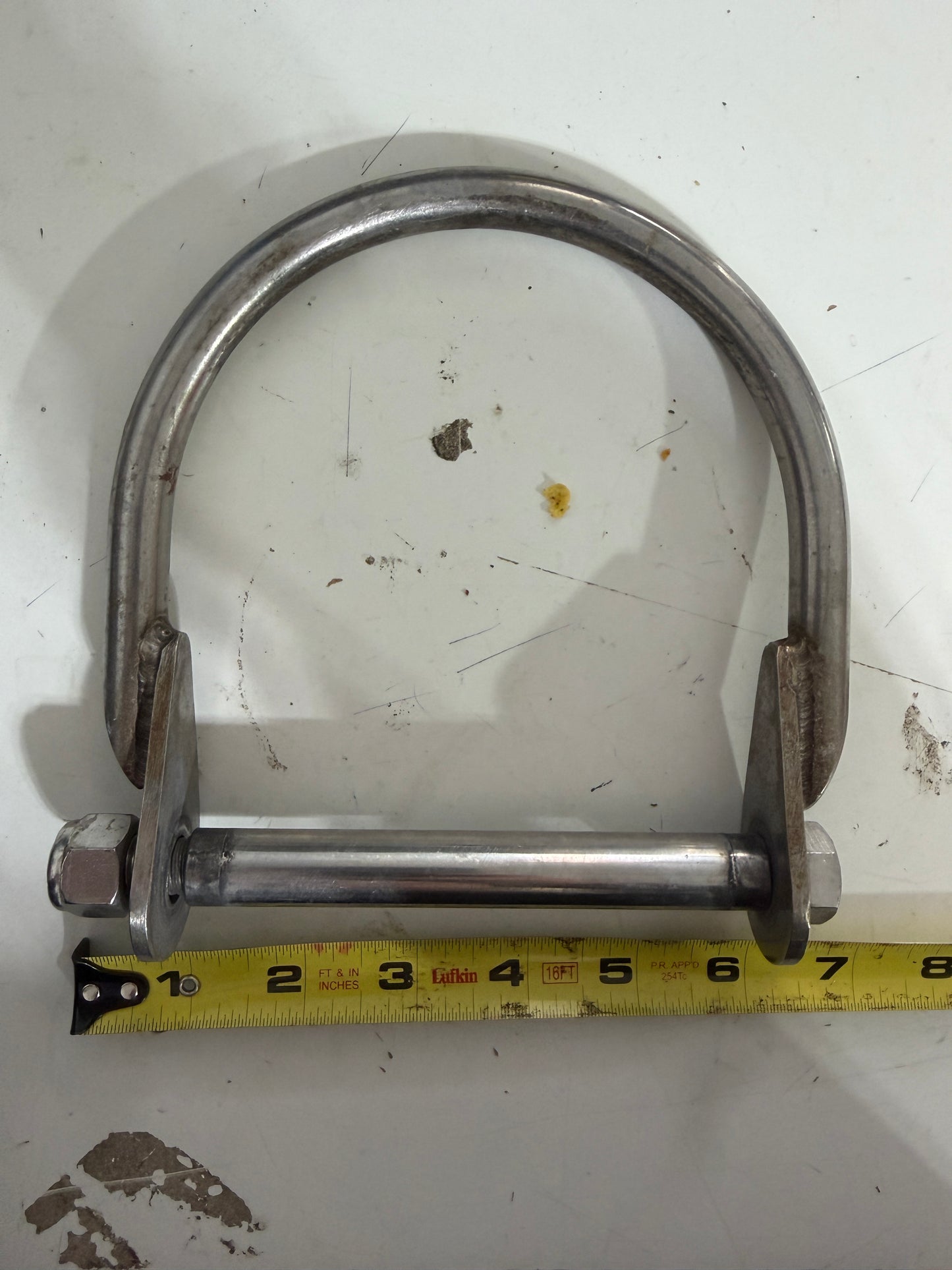 Large Stainless Steel Boom Bail - 4 7/8" Width