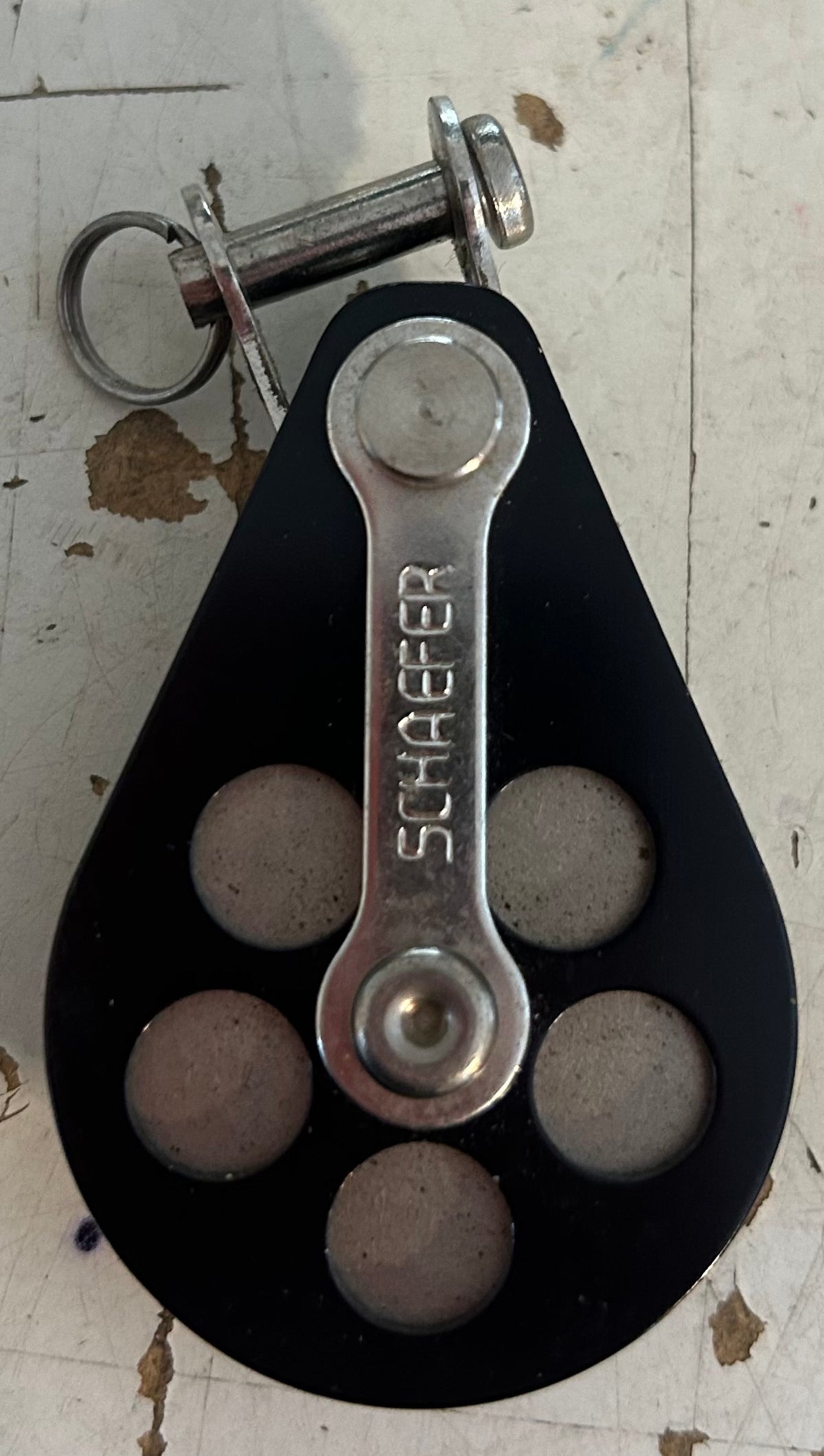 Schaefer block with aluminum sheave - 1 1/2”