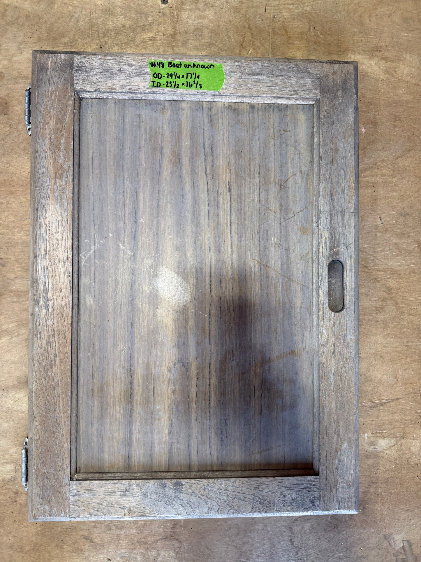Interior Cabinet Door - ID: 23 1/2" x 16 5/8" -- #48