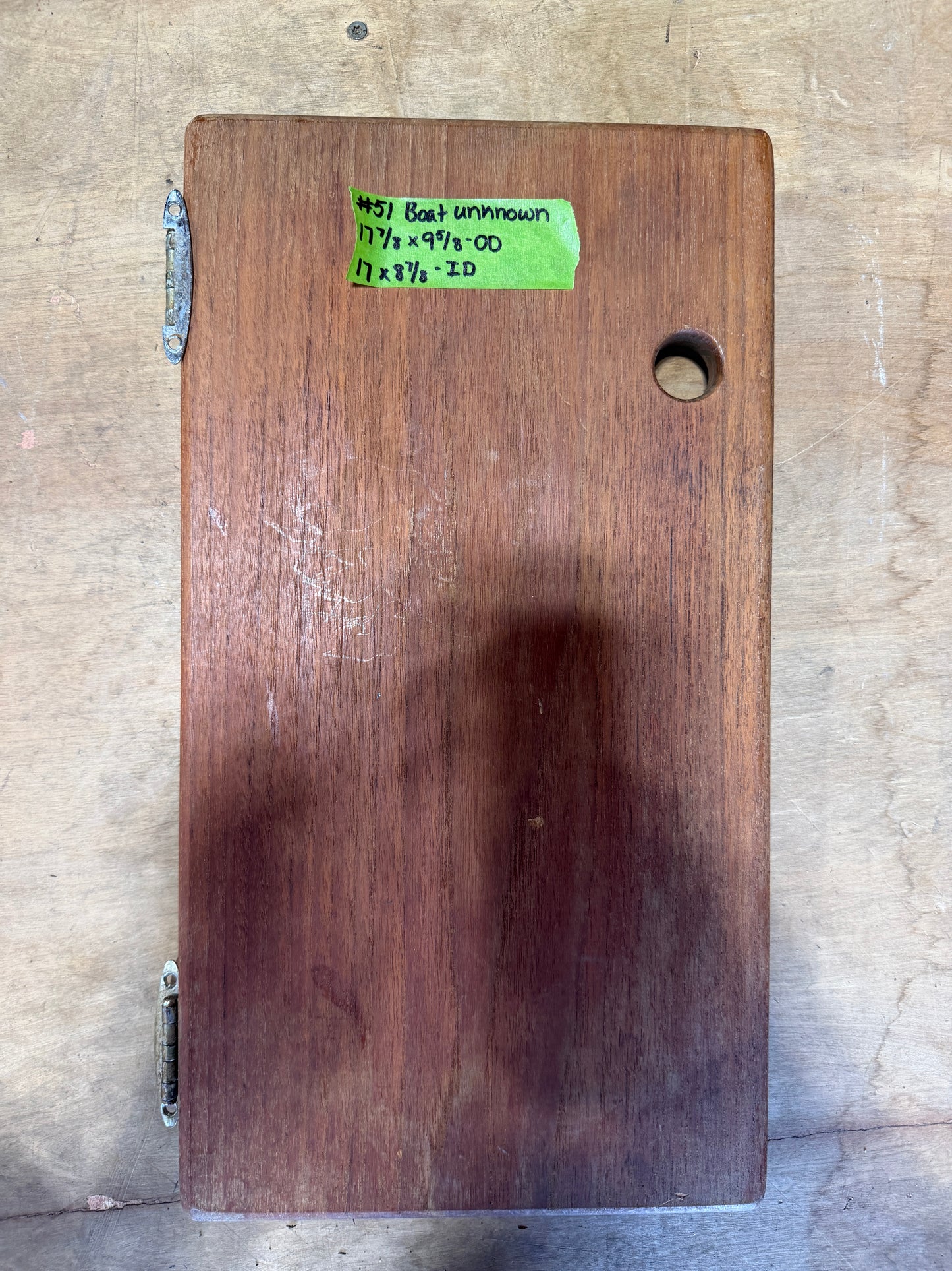 Interior Cabinet Door - ID: 17" x 8 7/8" -- #51