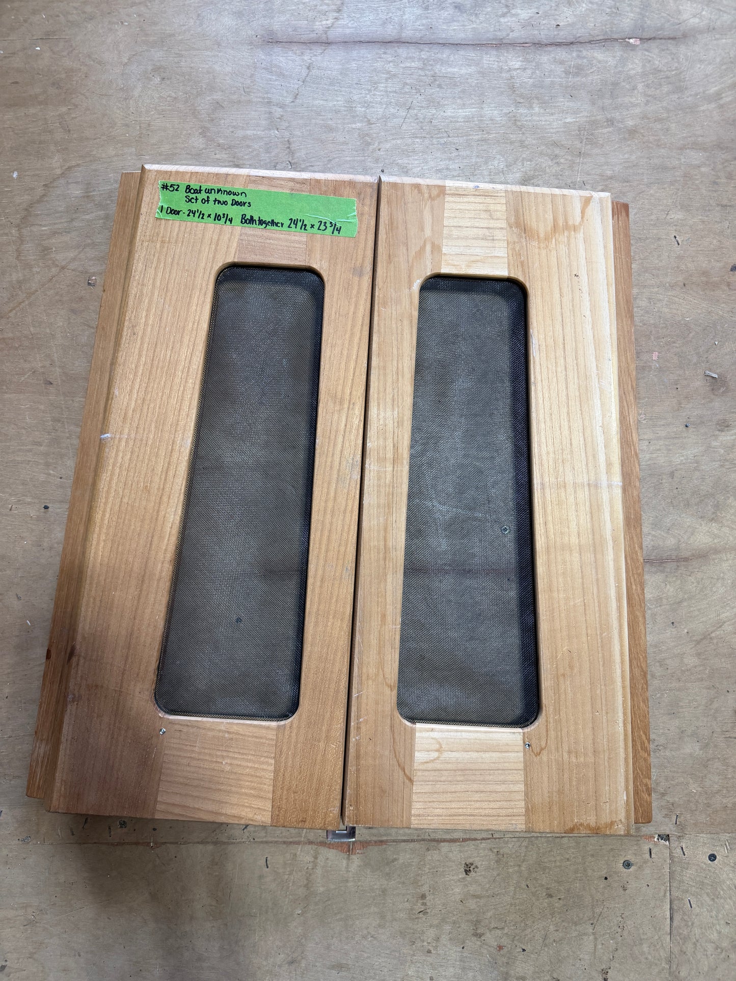 Hinged Set Of Companionway Doors -- #78