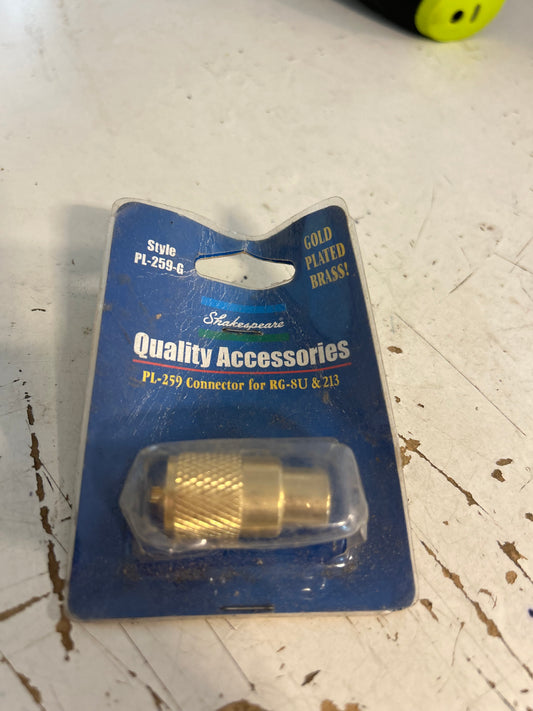 Shakepeare PL-259-G Gold Plated Brass Connector