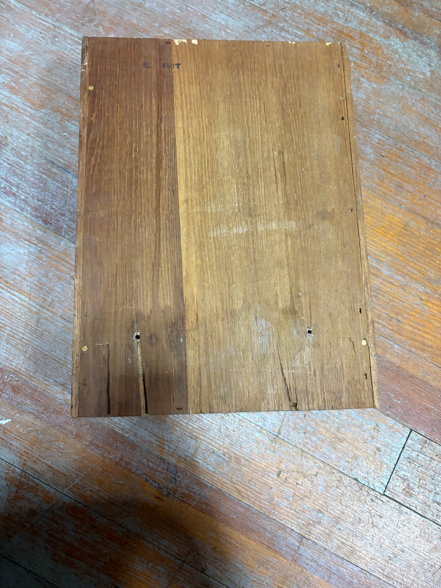 Teak Wall Cabinet with Mirror