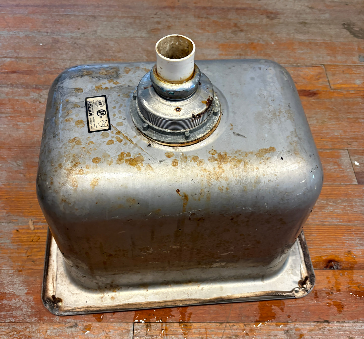 Polar Stainless Steel Sink drop in 17x13" OD