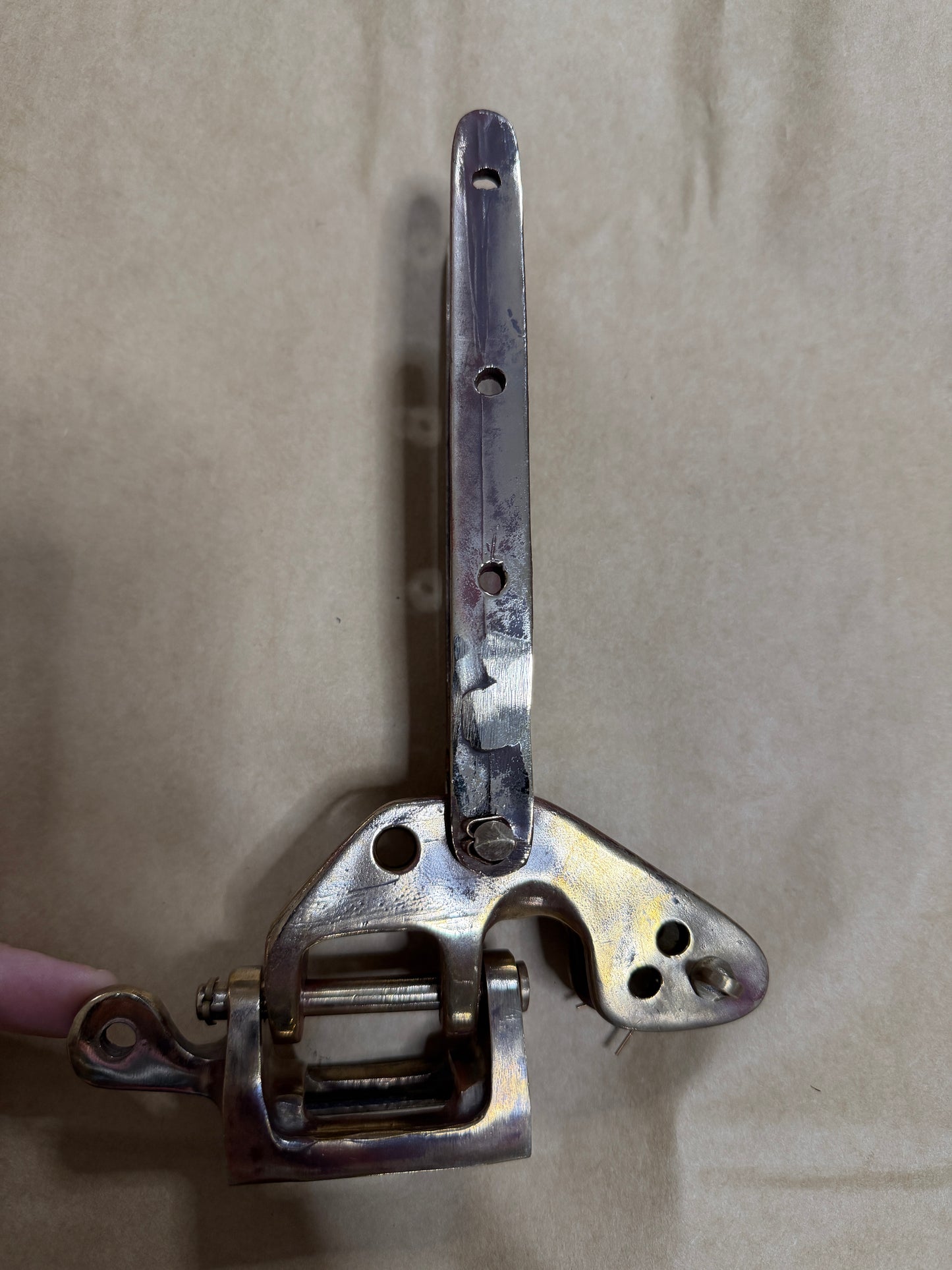 Bronze 7/8" Sail Track Gooseneck