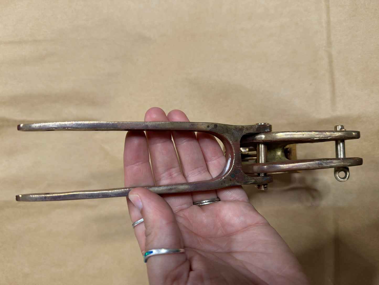 Bronze 7/8" Sail Track Gooseneck