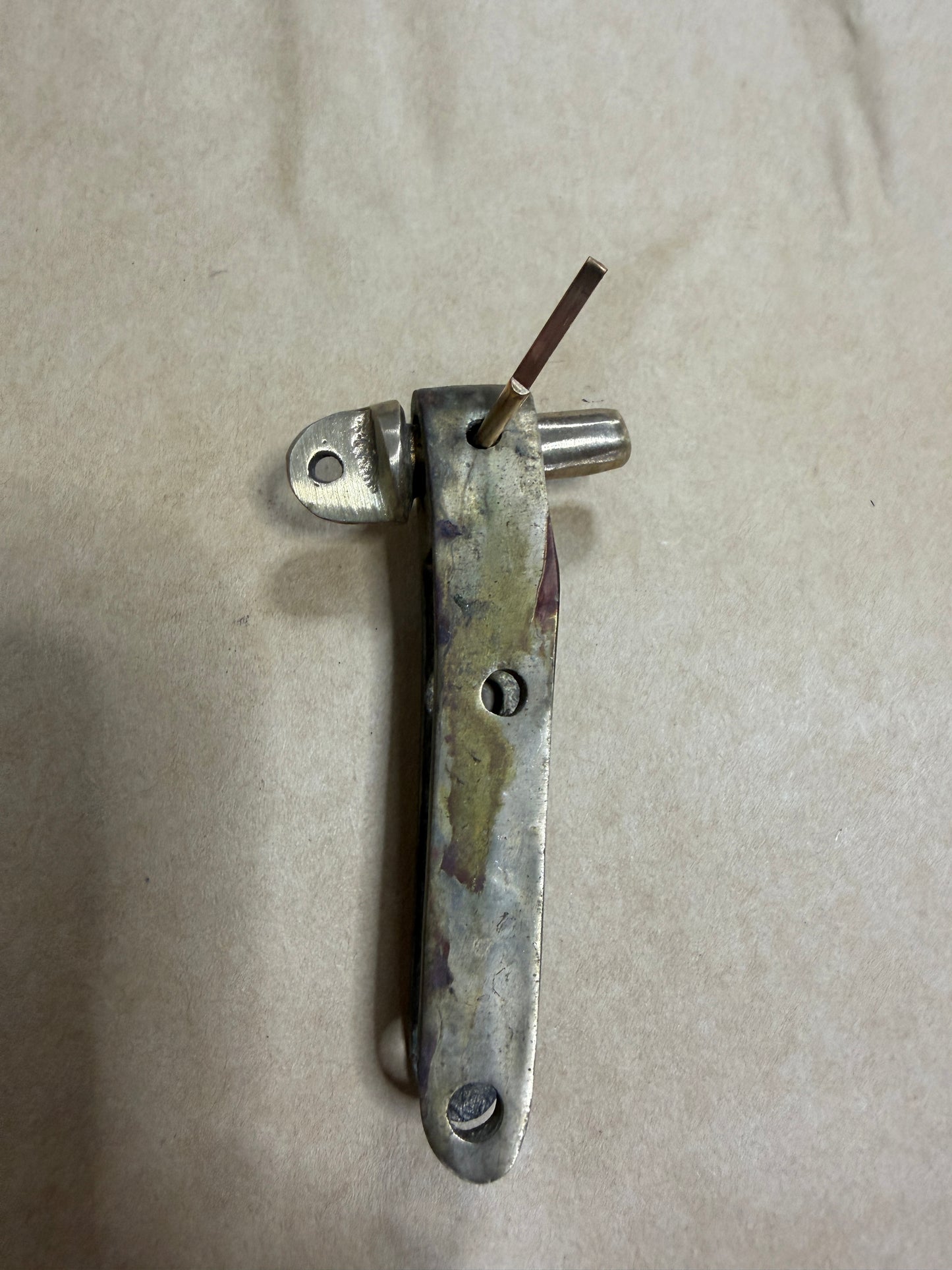 BB6795 Sailing Canoe Upper Pintle - 1/2" Width x 3 3/8" Long
