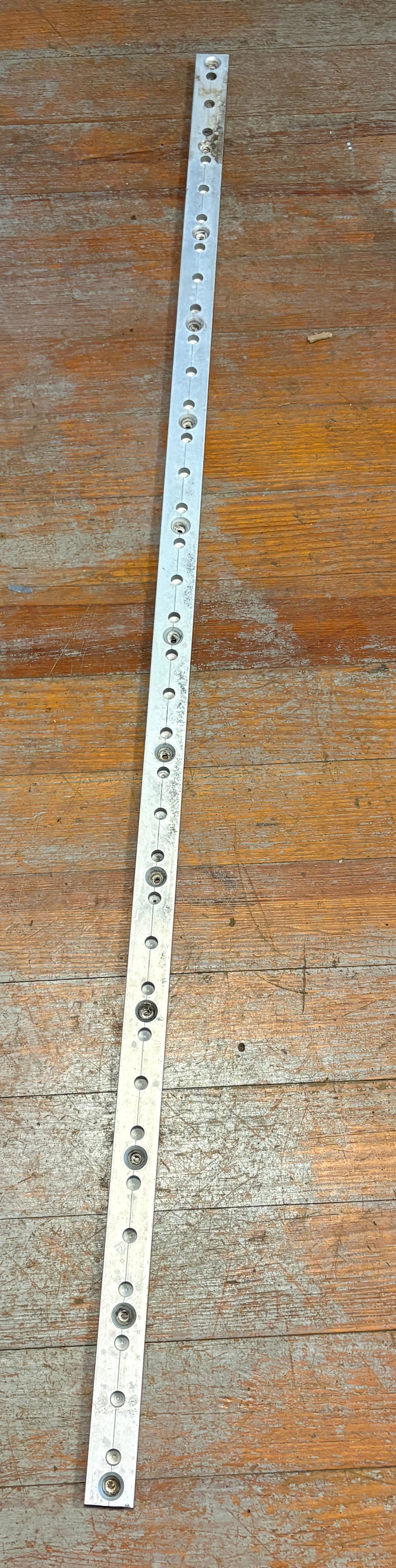 Aluminum Track 49" long  1 1/4" track