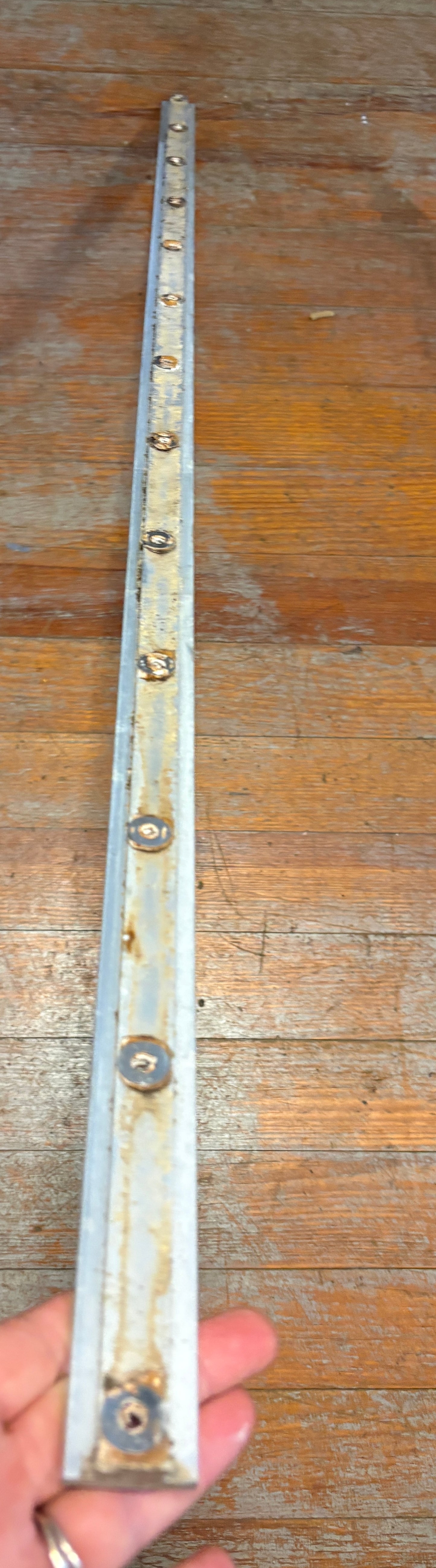 Aluminum Track 49" long  1 1/4" track
