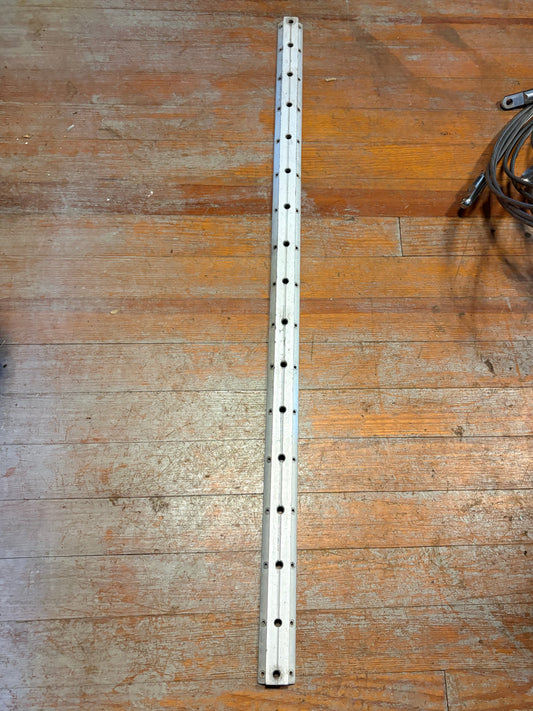 Aluminum Mast Track 48" long 1 1/4" Track