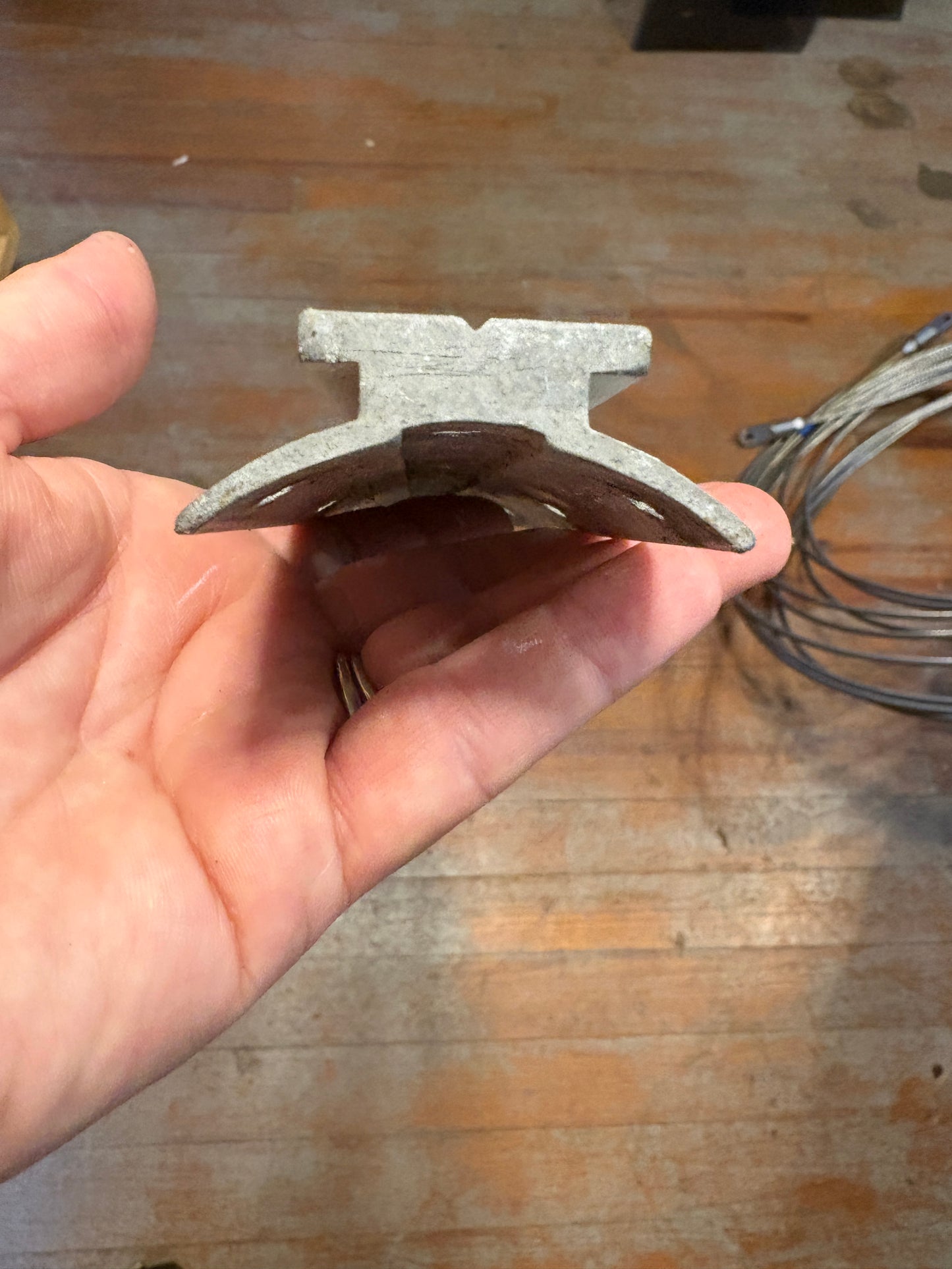 Aluminum Mast Track 48" long 1 1/4" Track