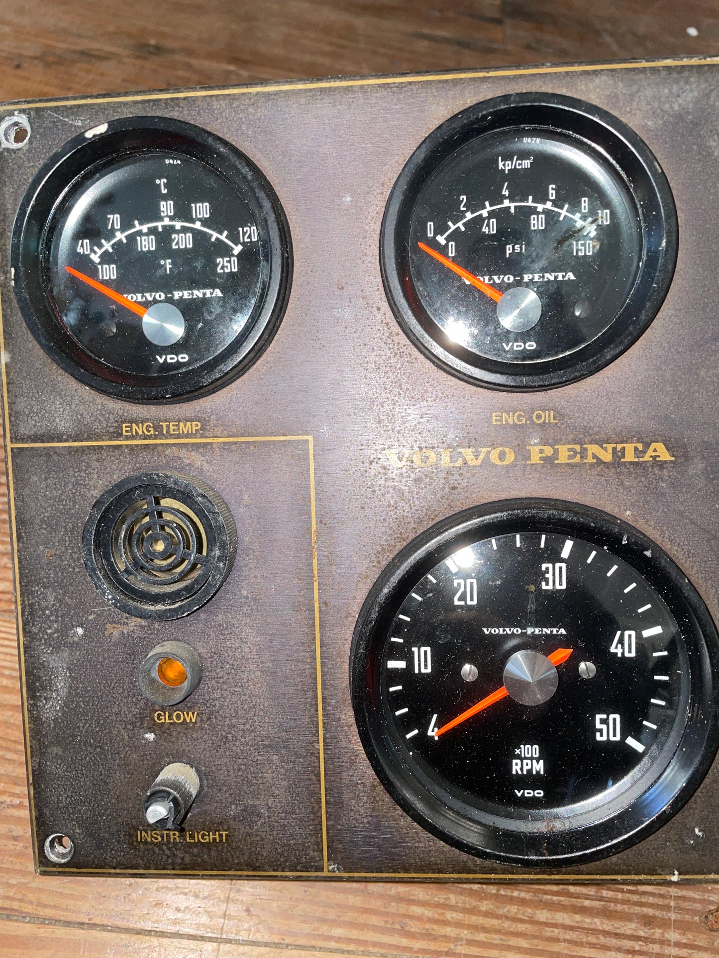 Volvo Penta Engine Panel