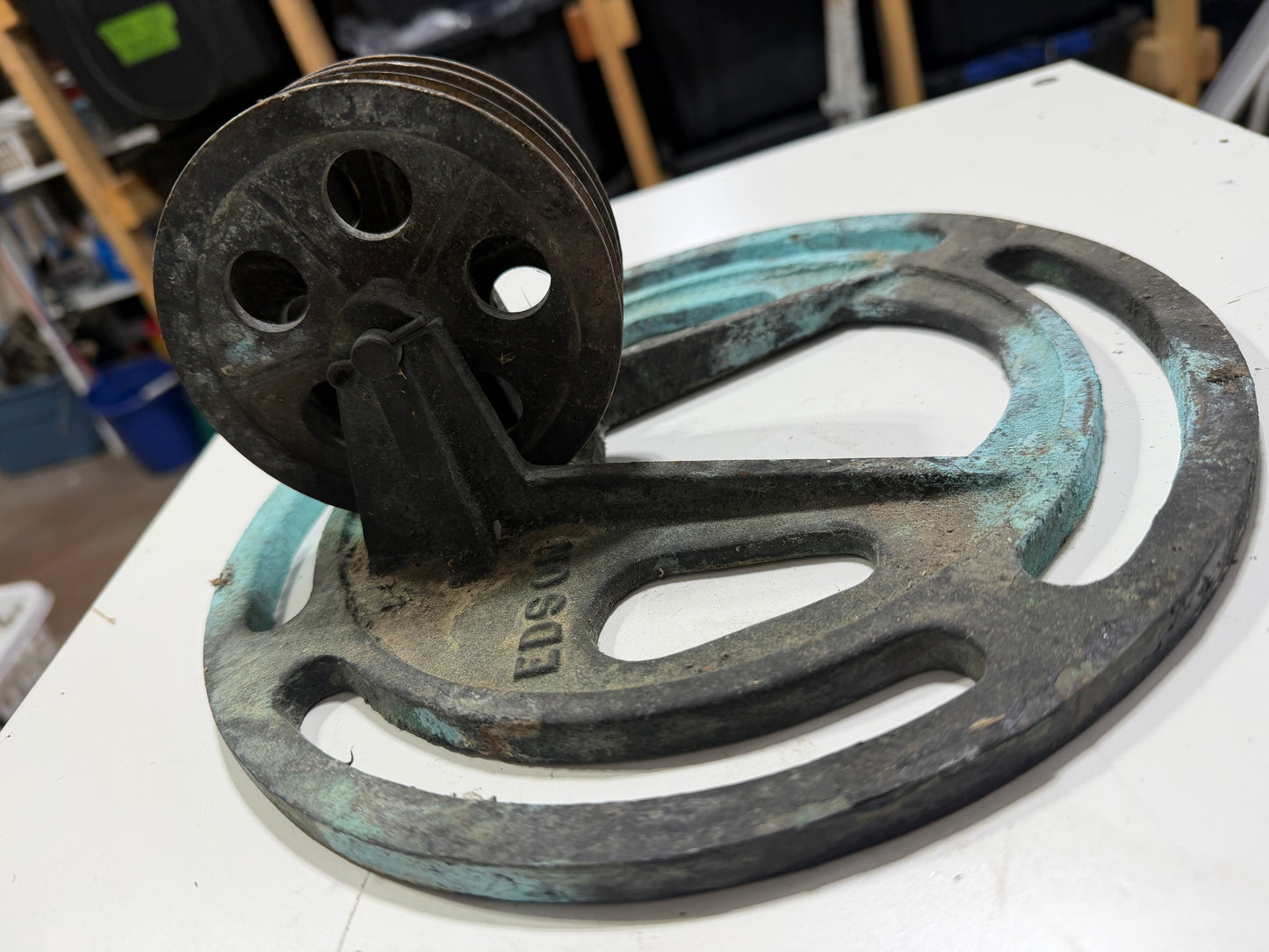 EDSON C-607-A - 4” BRONZE IDLER STEERING PEDESTAL PULLEYS