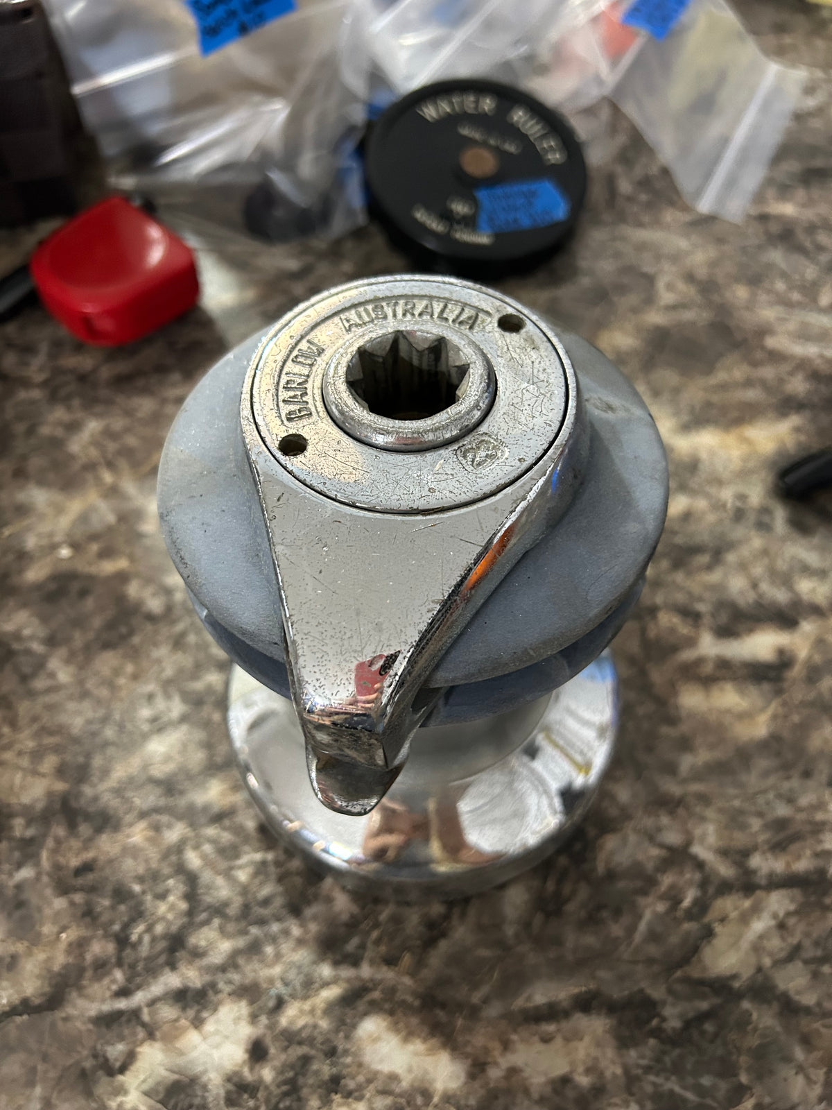 Barlow 23 Self Tailing Single Speed Winch -Chromed