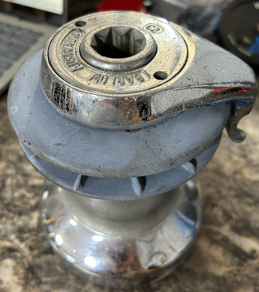 Barlow 23 Self Tailing Single Speed Winch -Chromed
