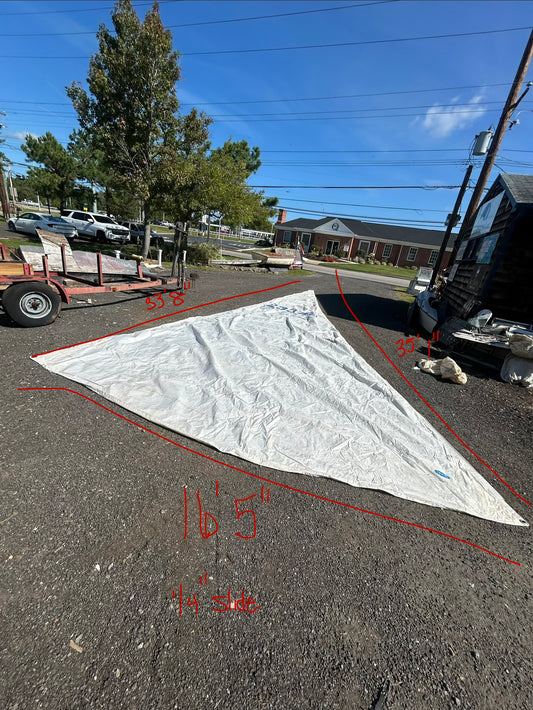 Hood Sail 35’1” x 33’8” x 16’5” 1/4" Slide