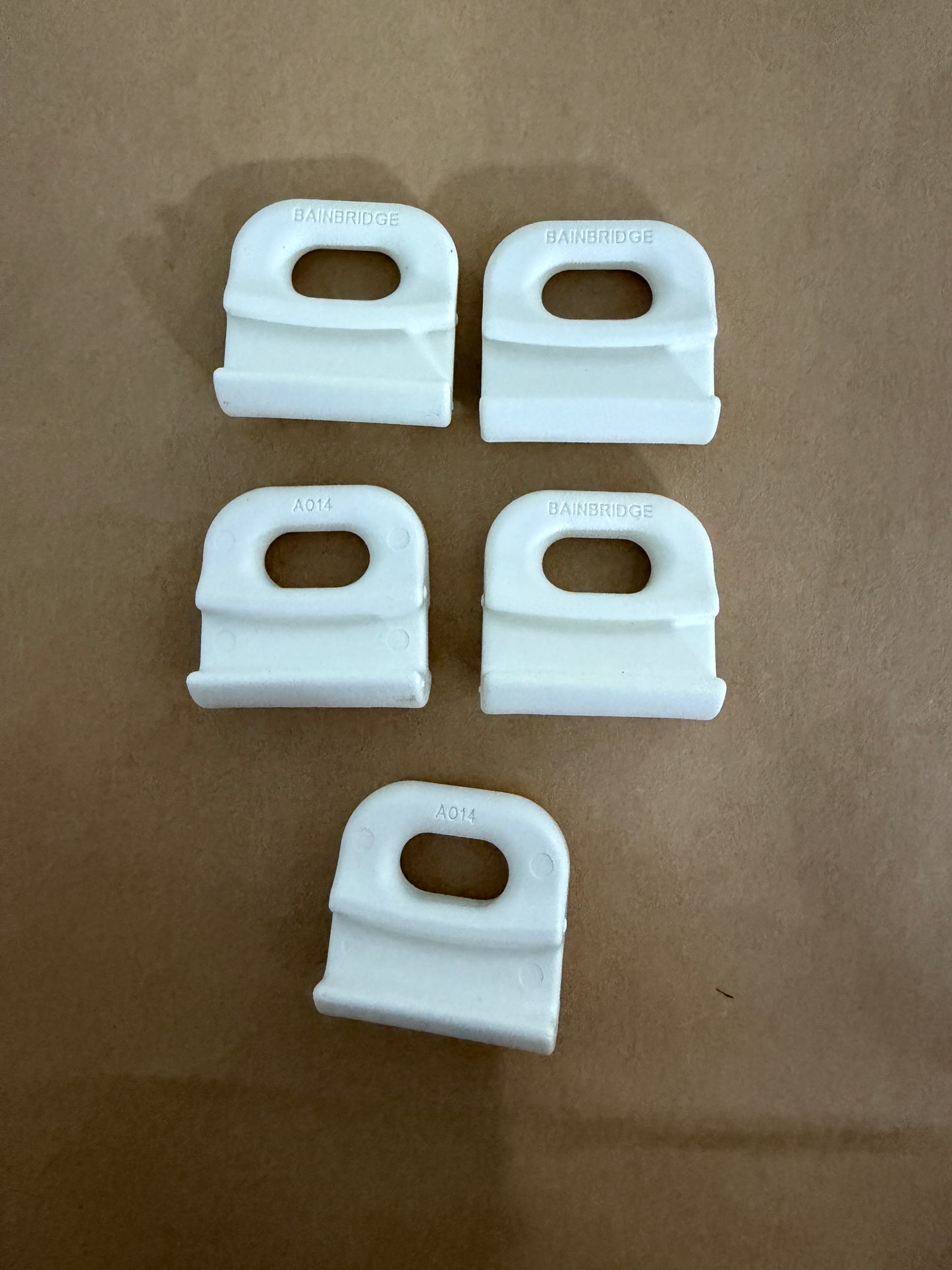 LOT OF 5 Nylon Bainbridge Sail Slugs - 9/16" Width x 1 3/16" Long