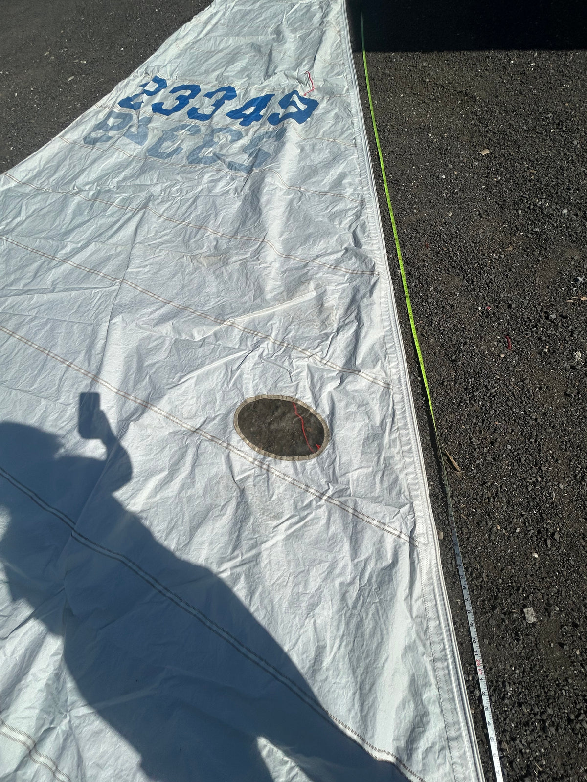 Hood Sail 35’1” x 33’8” x 16’5” 1/4" Slide