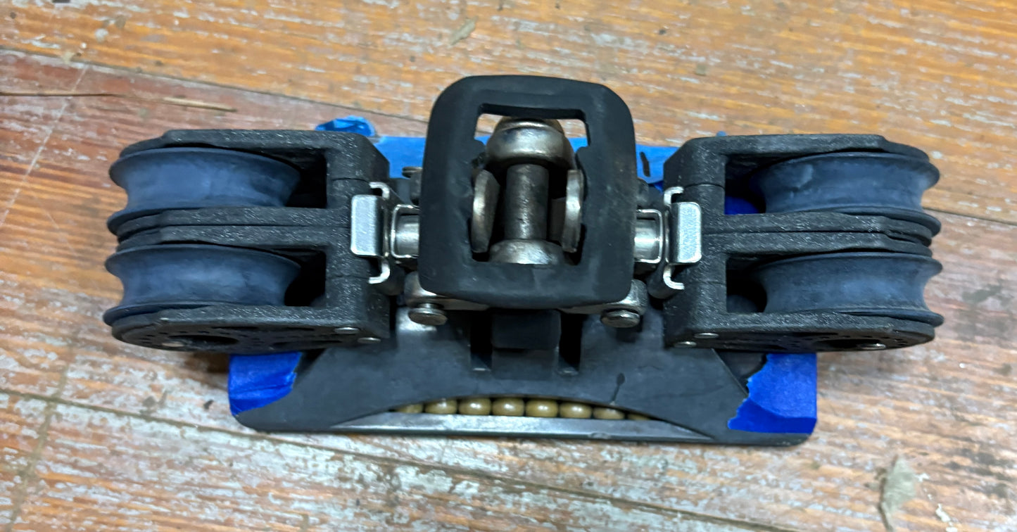 Harken Micro CB Traveler Car with Control Blocks 1" Track