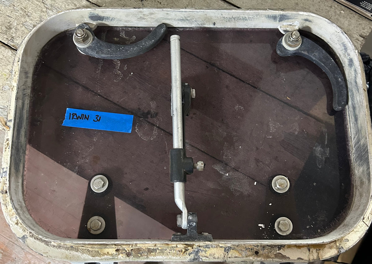 18 1/2” x 13 1/8” Hatch Smoked Acrylic Aluminum