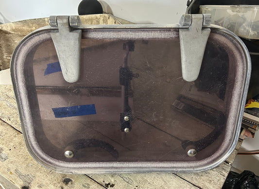 18 1/2” x 13 1/8” Hatch Smoked Acrylic Aluminum