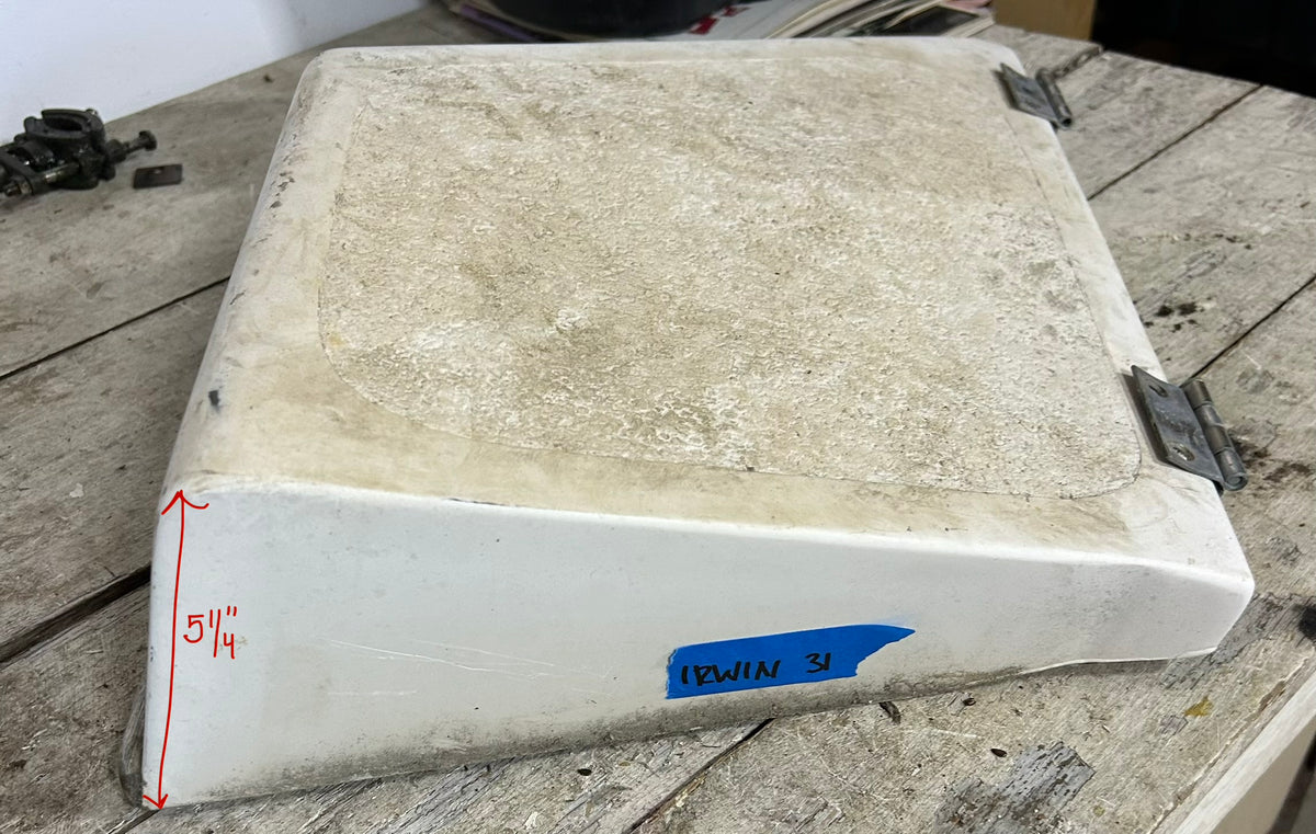 LPG Fiberglass Storage Locker Lid 16 7/8" x 14" x 12" (right side)