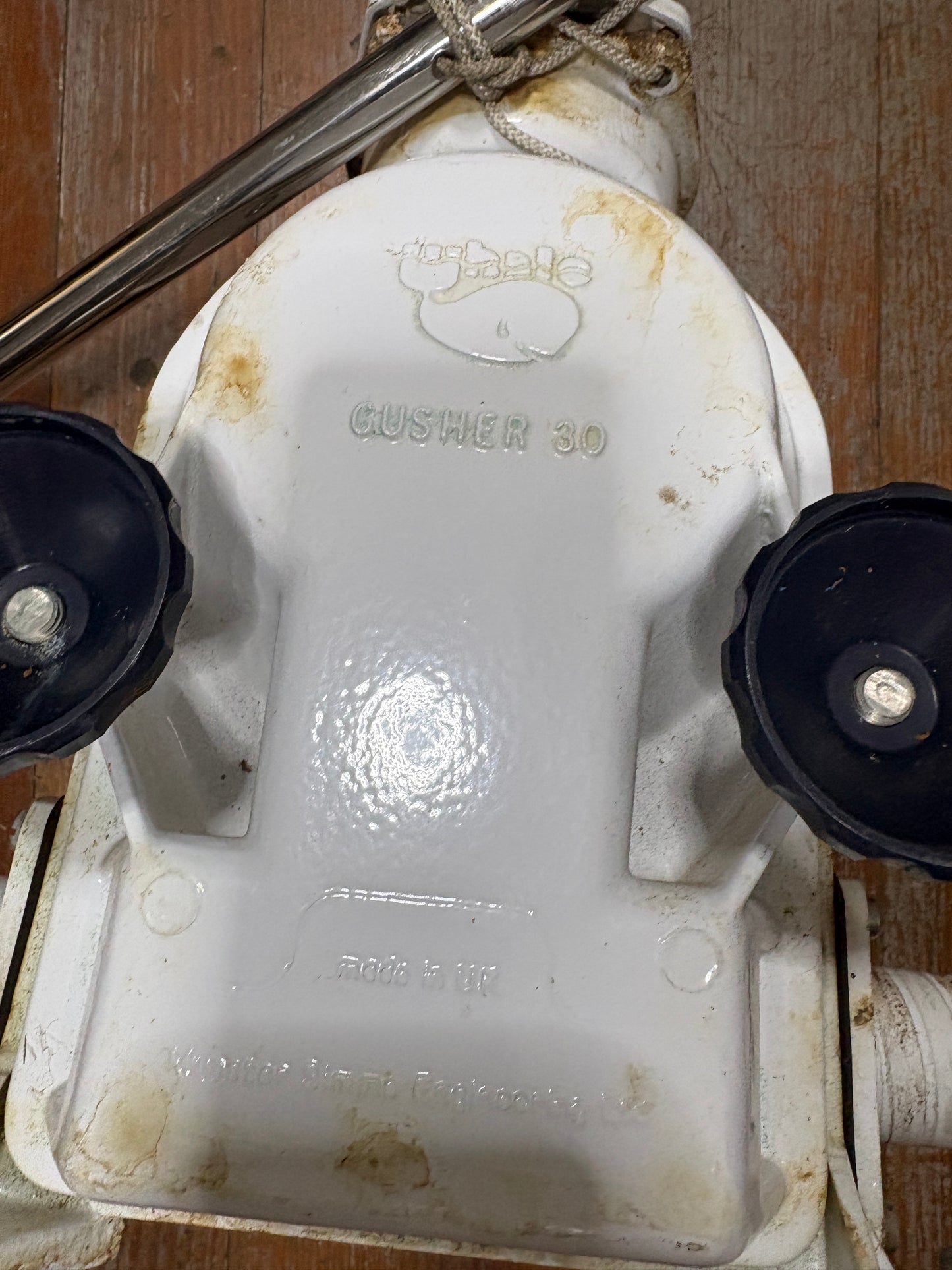 Whale Gusher 30 Manual On Deck Bilge Pump