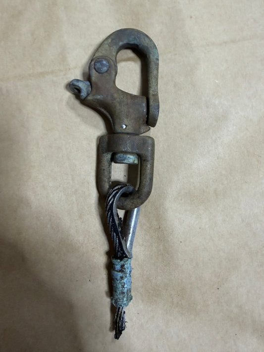 Large Bronze Swivel Bail Shackle - 3/4" x 7/8" Bail