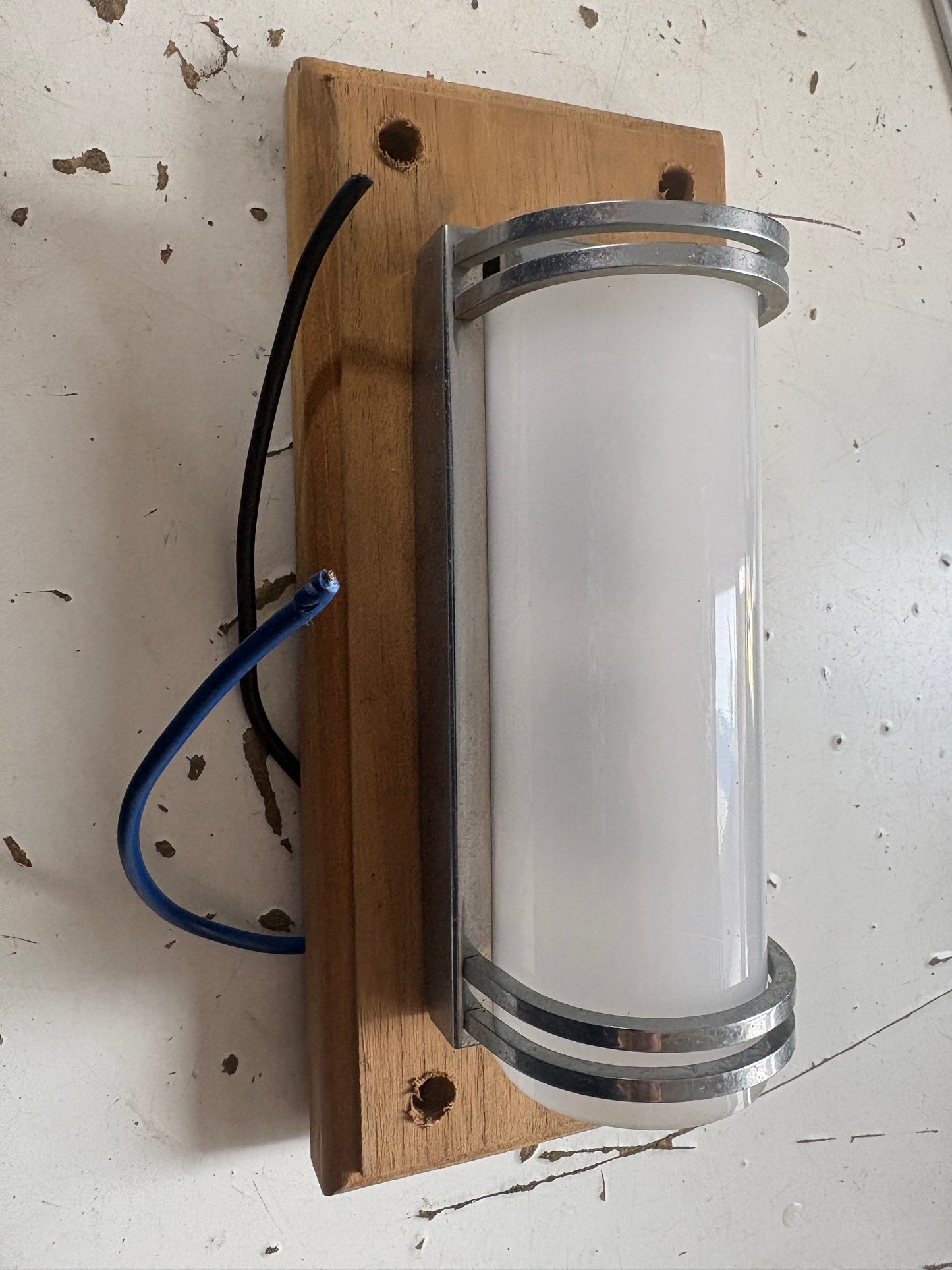 Interior Light on Teak Base